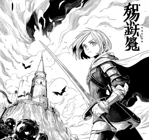 悬疑题材漫画画面：雨夜街道与人物剪影