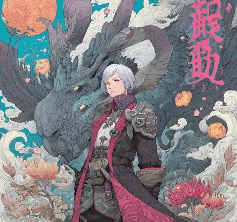 日常题材作品封面：温暖色调与生活场景